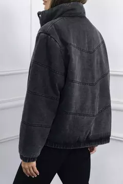 Puffer Denim Negra en internet