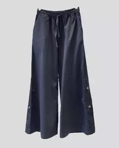 Pantalon Palazzo Boton Negro