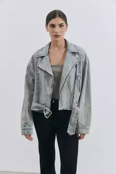 Campera Moto Denim