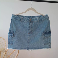 Pollera Cargo Denim - comprar online