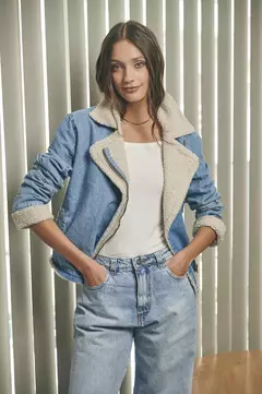 Campero Denim con Corderito