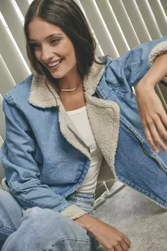 Campero Denim con Corderito - tienda online