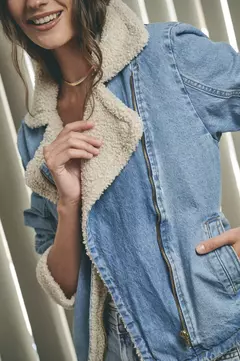 Campero Denim con Corderito en internet