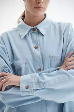 Maxi Camisa Denim en internet
