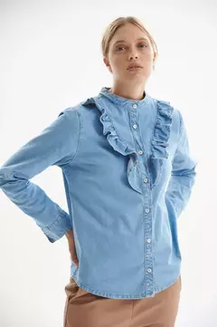 Camisa Denim Volados