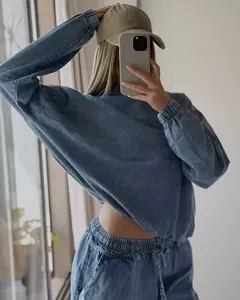 Buzo Denim con Capucha - The Closet