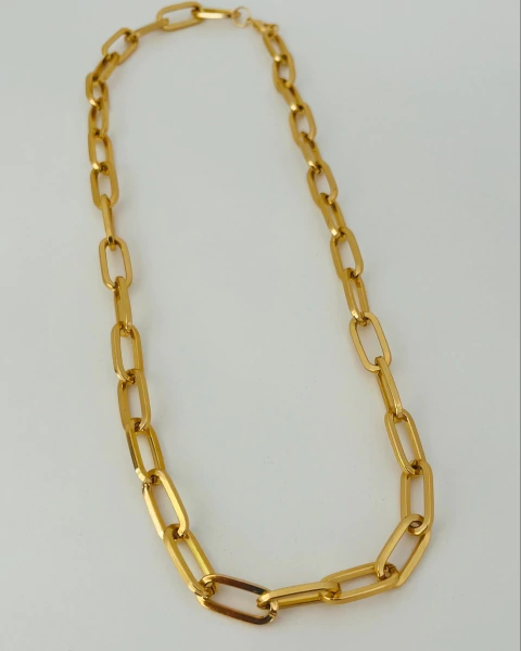 Colar Elo Retangular