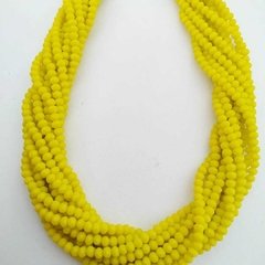 Fio de cristal 2mm - Cor Amarelo