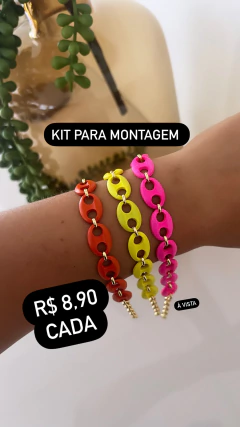 Pulseira Metal Colorido