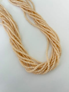 Fio de cristal 2mm - Cor Nude