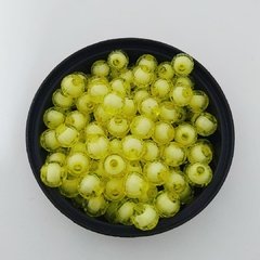 Bola 8mm Acrilica Amarela
