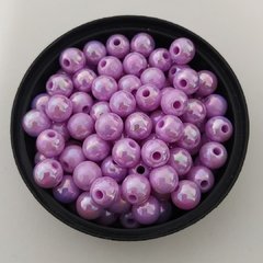 Bola 8mm Irisada Lilás