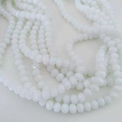 Fio de cristal 6mm - Cor Branco