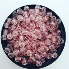 Bolinha 6mm de resina com glitter - Cor Vermelha