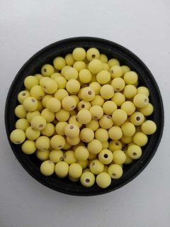 Bola emborrachada 6mm - amarela