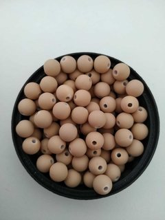 Bola emborrachada 8mm - Bege