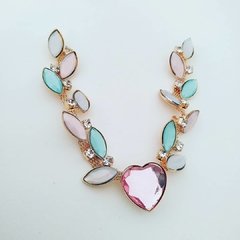 Cabedal Coração Rosa