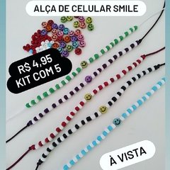 Kit 5 Alça de celular Smile
