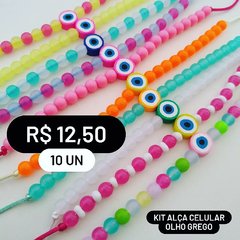 Kit Alça de Celular Olho Grego