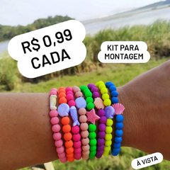 Pulseira Emborrachada Fundo do Mar