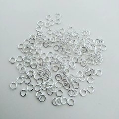 Argolinha 4mm Folheada 45 milésimos de prata