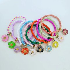 Kit 10 Pulseiras Margaridas na internet