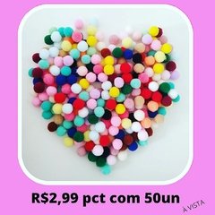 Pompom 10mm Multi Colors