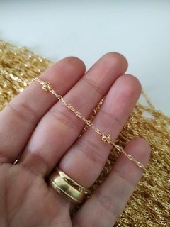 Corrente Cingapura Com Bolinha Vazada 3 milésimos - comprar online