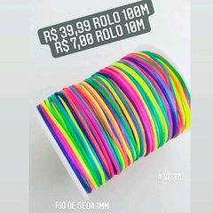 Fio Seda Rolo 100m tie dye