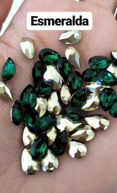 GOTAS CÔNCAVAS 9x3 - Cor Esmeralda