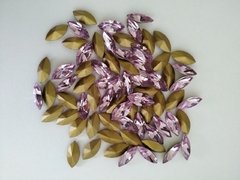 15X7 NAVETES LT Amethyst Swarovski