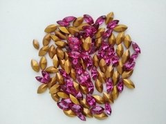 10X5 NAVETE Fucshia Swarovski