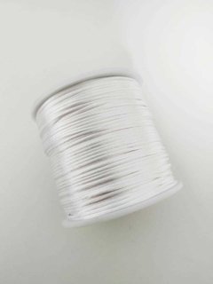 Fio de seda 1mm - cor branca