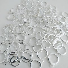 Argolinha com saída folheado a Prata 11mm