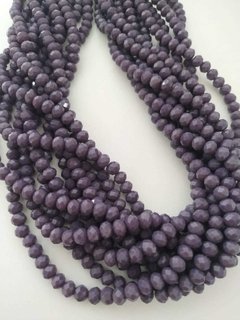 Fio de cristal 6mm - Cor Violet