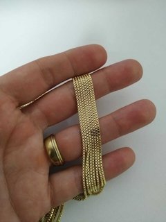Corrente veneziana 1,2mm 3 milésimos de ouro pronta