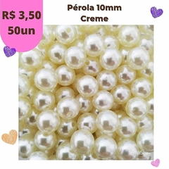 Pérola 10mm cor Creme