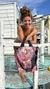 BOLSO REVERSIBLE CARRIE - PANTERA ROSA CON NEGRO