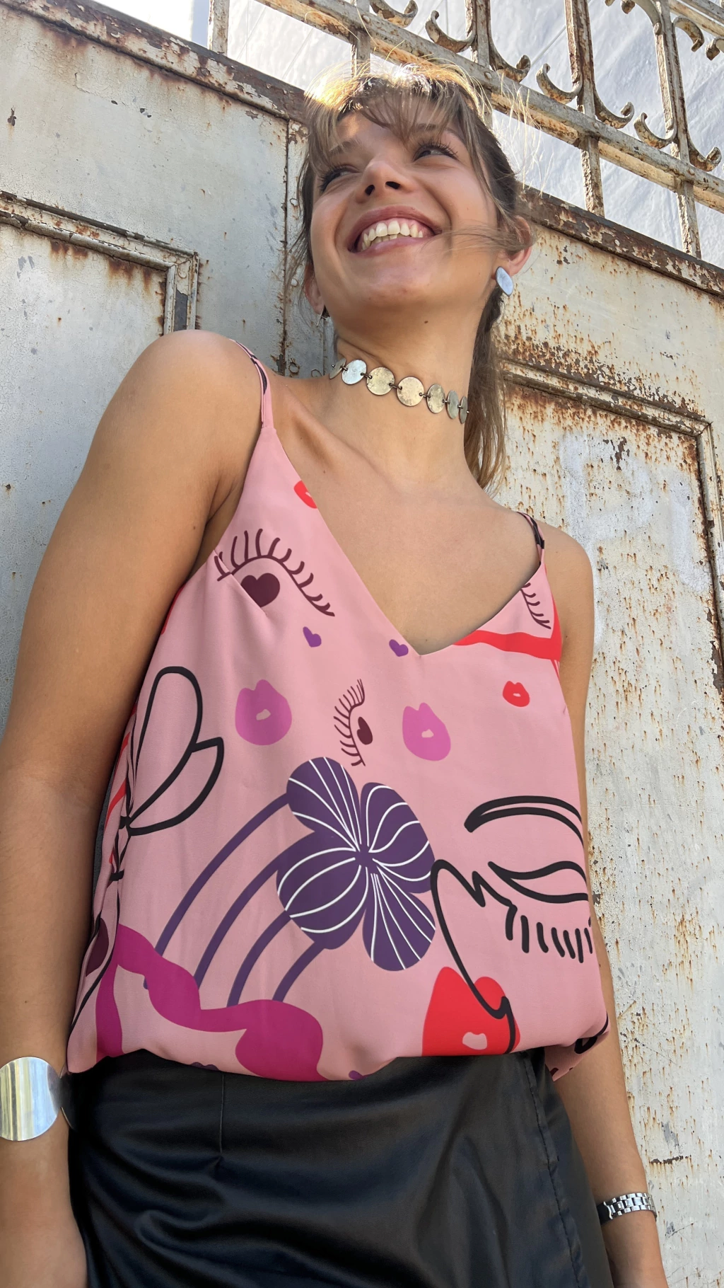 Top reversible ETÉREA ROSA