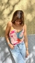 Top reversible DRAGON ROSA - BYDA