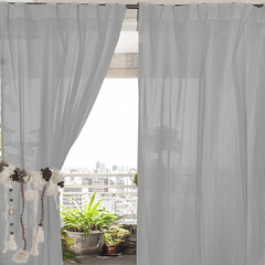 Juego de Cortinas De Gasa