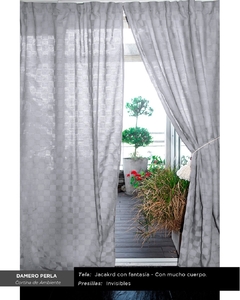 Juego De Cortinas Damero en internet