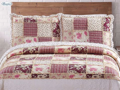Cubrecama Denali Patchwork King Size en internet