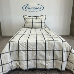Cubrecama California en Tusor Estampados 1 Plaza y Media - comprar online
