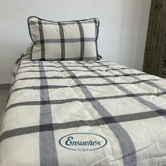 Cubrecama California en Tusor Estampados 1 Plaza y Media - Ensueños Hogar
