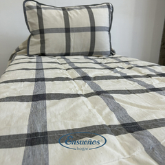 Cubrecama California en Tusor Estampados 1 Plaza y Media - tienda online