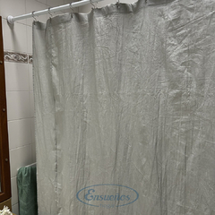 Cortina de Baño De Tela Tusor - Ensueños Hogar