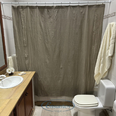 Cortina de Baño De Tela Tusor