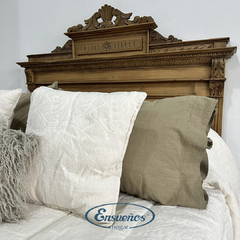 Imagen de Acolchado Jaquard Hojas Natural King