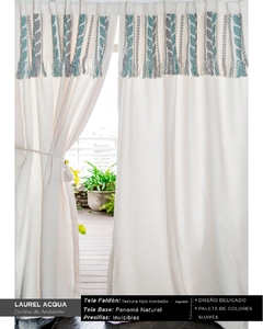 Juego De Cortinas Laurel - Ensueños Hogar